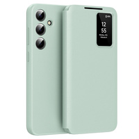 Flip case for Samsung Galaxy S23 FE, Smart View Wallet, green