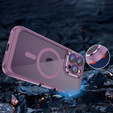 Case for iPhone 15 Pro Max, ERBORD Impact Guard, MagSafe, purple