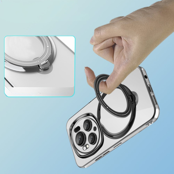 Magnetic Case for Honor Magic 6 Pro 5G, for MagSafe, black