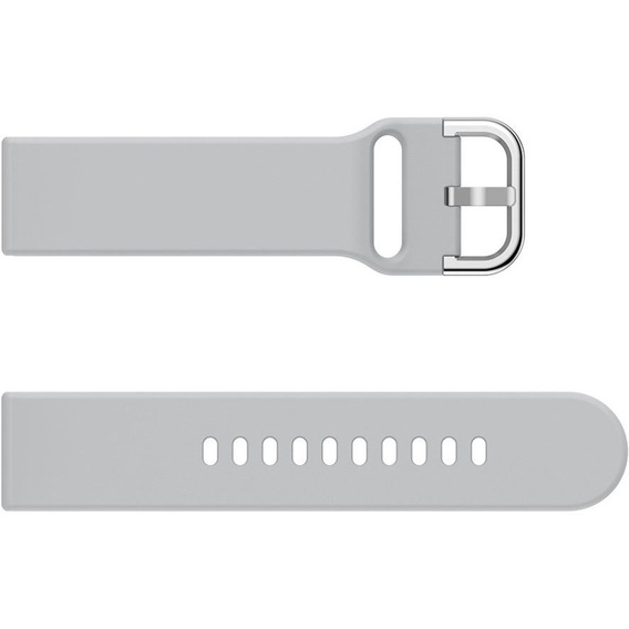 22mm Silicone strap with buckle for Huawei Watch GT / Watch GT2 - Grey