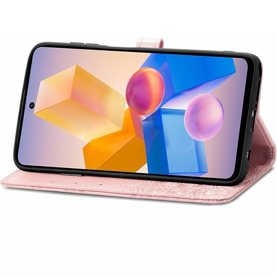 Flip case for Infinix Hot 40i, Mandala, pink
