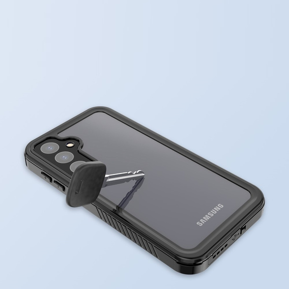 IP68 Waterproof Case for Samsung Galaxy A55 5G, Redpepper, black