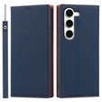 Leather case for Samsung Galaxy S23, ERBORD Grain Leather, dark blue
