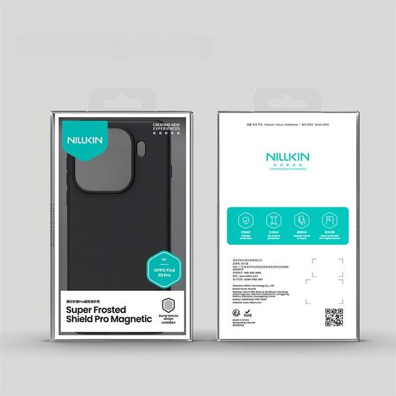 Nillkin Frosted Shield Pro MagSafe case for Oppo Find X9 Pro