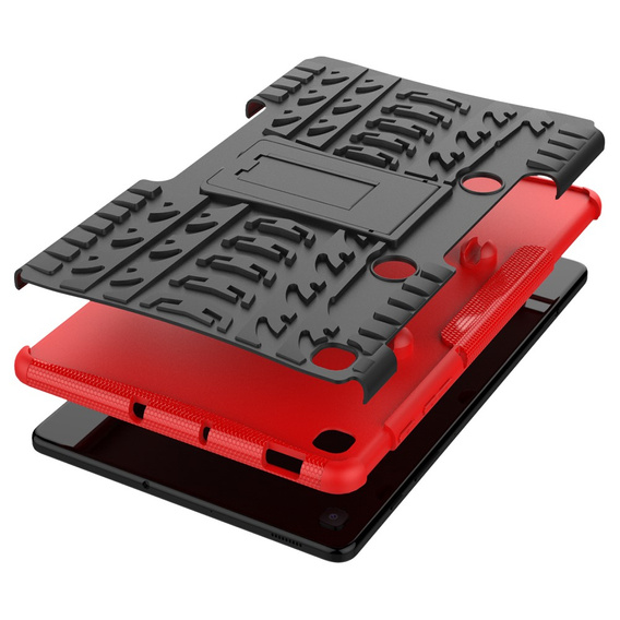 Case for Samsung Galaxy Tab S6 Lite, Tire Armor, red