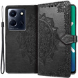 Flip case for Infinix Note 30 5G, Mandala, black