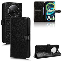 Flip case for Xiaomi Redmi A3, Wallet Rhombus, black