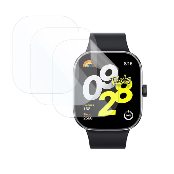 3x ERBORD hydrogel film for Xiaomi Redmi Watch 4