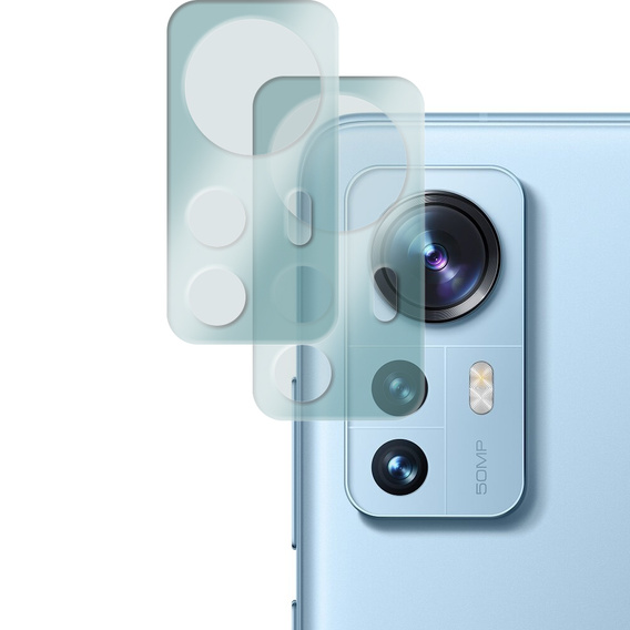 2x ERBORD tempered glass for camera to Xiaomi 12 / 12X