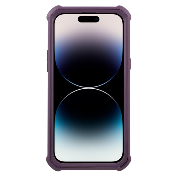 Armored case for iPhone 14 Pro Max, Dexnor Full Body, purple