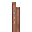 Case for iPhone 14, Dux Ducis Max Naples, brown