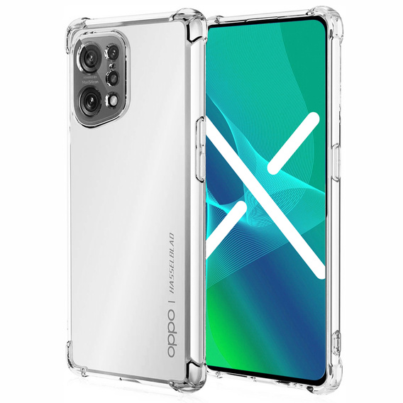 Case for Oppo Find X5 Pro, Dropproof, transparent