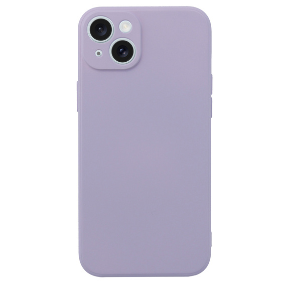 Case for iPhone 15 Plus, Silicone Lite, purple