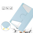 Keyboard case for Samsung Galaxy Tab S10 Lite / S10 FE / S9 FE, Rotary 360° Leather, light blue