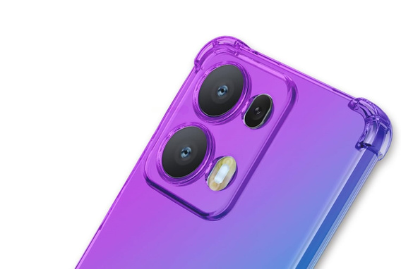 Case for Oppo Reno 13 Pro, Gradient Dropproof, Purple / blue