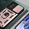 Case for Motorola Moto E13, CamShield Slide, pink rose gold