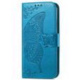 Flip case for Samsung Galaxy A26, Butterfly, blue