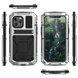 Armored case for iPhone 12 Pro Max, R-JUST, silver