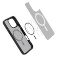 Spigen MagSafe Case for iPhone 16 Pro Max, Ultra Hybrid, transparent / black + 9H Tempered Glass