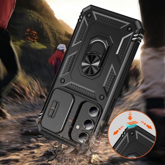Case for Samsung Galaxy S23 FE, CamShield Slide, black