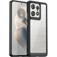 Case for Motorola Edge 50 Pro, Fusion Hybrid, black