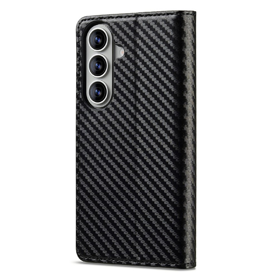 LC.IMEEKE Carbon flip case for Samsung Galaxy A57 5G, black