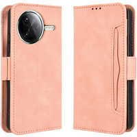 Flip case for Xiaomi Poco F7 Ultra, Card Slot, pink