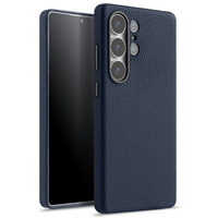 MELKCO case for Samsung Galaxy S25 Ultra, leather, dark blue