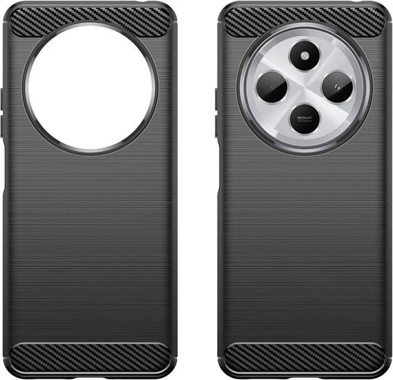 Case for Xiaomi Redmi 14C / Xiaomi Poco C75, Carbon, black