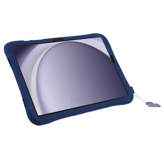 Children's Silicone Case for Samsung Galaxy Tab A9+ X210 / X215 / X216B, Armored, Astronaut, Navy Blue