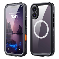 Case for iPhone 17, Waterproof IP68, SHELLBOX MagSafe, black