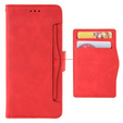 Flip case for Xiaomi Redmi Note 13 5G, Card Slot, red