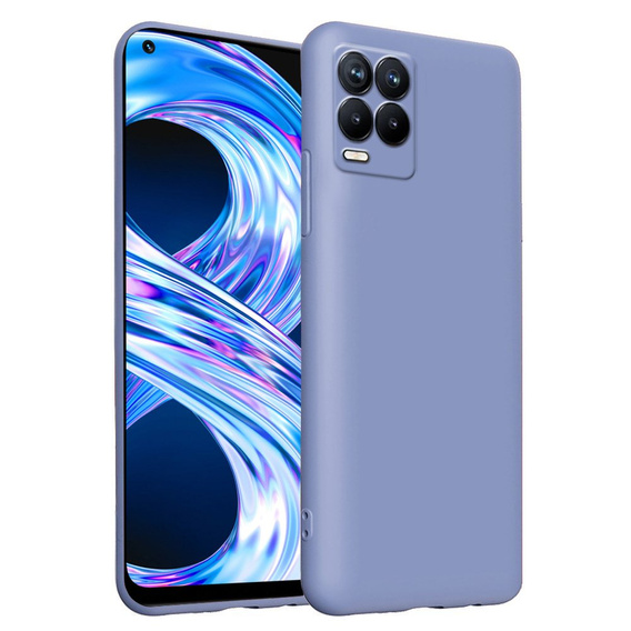 Case for Realme 8 / 8 Pro, Silicone Lite, lavender