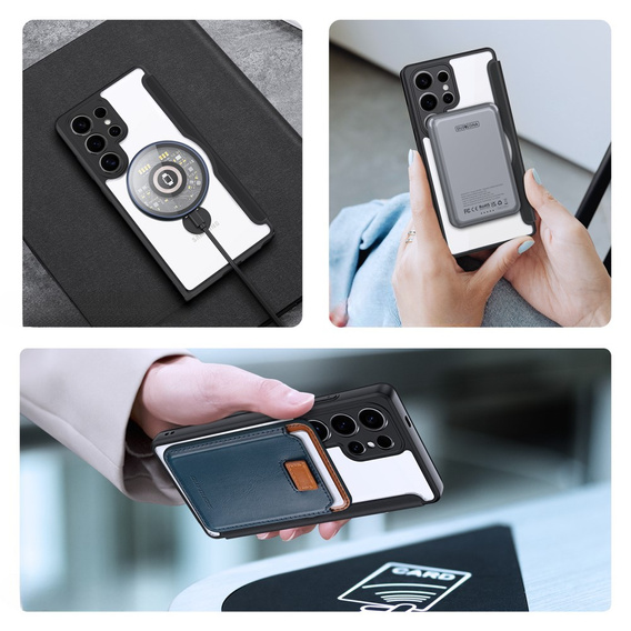 Dux Ducis Case for Samsung Galaxy S25 Ultra, Skin X Pro, MagSafe, black