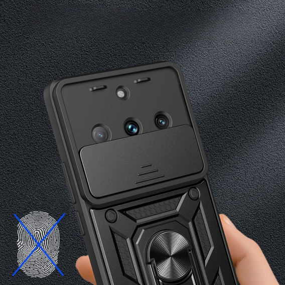 Case for Realme 11 Pro 5G / 11 Pro+ 5G, CamShield Slide, black