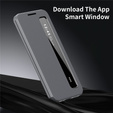 Smart View Window Leather Case for Samsung Galaxy S26 Ultra