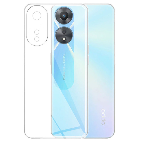 Thin Case for Oppo A78 5G, Slim, transparent