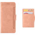 Flip case for Xiaomi Poco F6, Card Slot, pink
