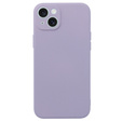 Case for iPhone 15, Silicone Lite, purple