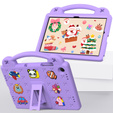 Children's case for Samsung Galaxy Tab A9+, Cute Patterns, with stand, purple
