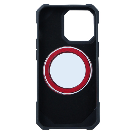 Case for iPhone 13 Pro, Heavy Duty, for MagSafe, red