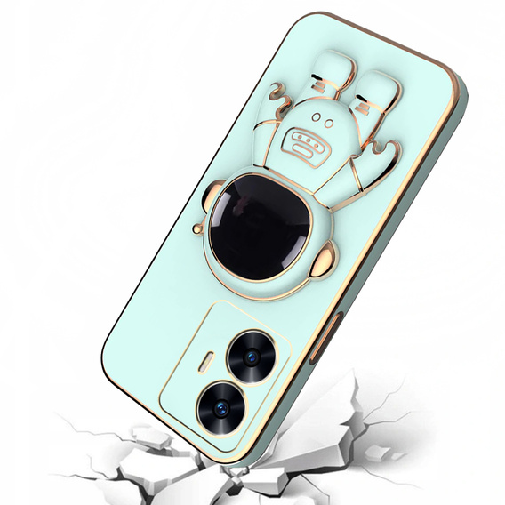 Case for Realme C55, Astronaut, green