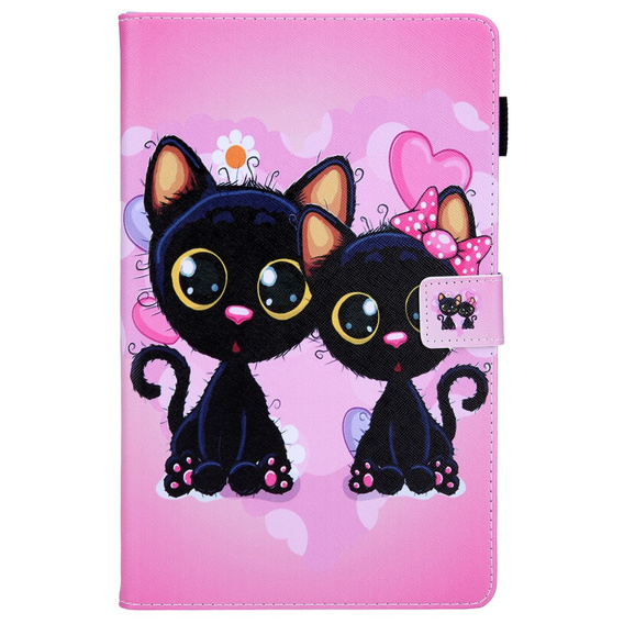 Case for Samsung Galaxy Tab A11 / A9 X110 / X115, two cats
