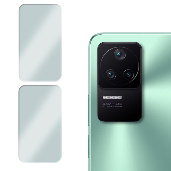 2x ERBORD tempered glass for camera to Xiaomi Poco F4 5G / Redmi K40S 5G