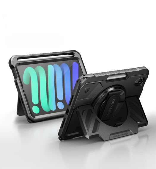 Dexnor 360° case with strap and stylus holder for iPad mini 8.3" 2021 (6th gen.) / iPad mini 8.3" 2024 (7th gen.)