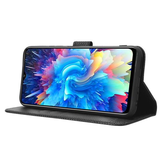 Flip case for Infinix Hot 20 5G, Wallet Smart Magnet Case, black
