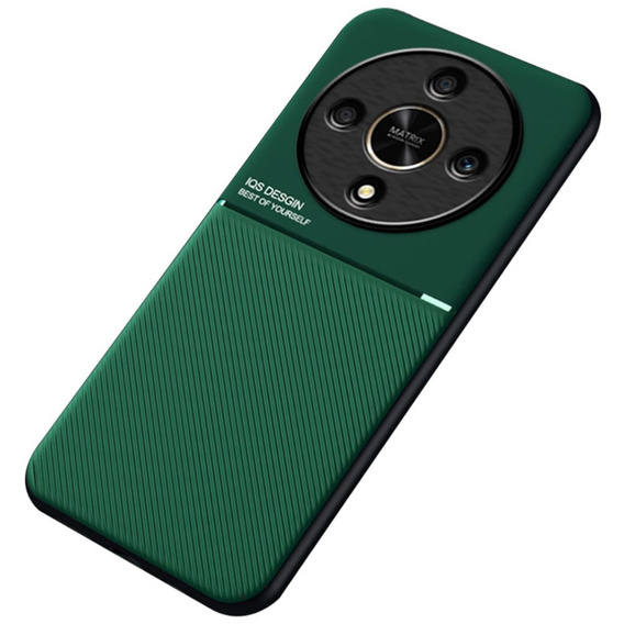 Case for Honor Magic 6 Lite 5G, with magnetic grip plate, green