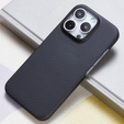Case for iPhone 16 Pro, Aramid Fiber Cover, black