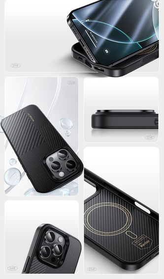 Benks Montage Magnetic Armor Pro Kevlar (600D/1500D) case for iPhone 16 Pro