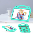 Children's case for Samsung Galaxy Tab S7/S8/S9, Cute Patterns, with stand, green